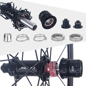 Set di Ruote per <span class=keywords><strong>Bici</strong></span> da Strada 700C di Alta Qualità in Lega di Alluminio 30mm, Mozzo a Cricchetto 36T, Freno a V, 20/24 Fori, Pneumatico Clincher - Product Image 4