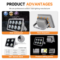 AORUITAI Haute Luminosité Ip66 Étanche 50 100 150 200 250 300 400 500 600 W Sports Stadiums Tunnel Haut Mât Led Projecteur