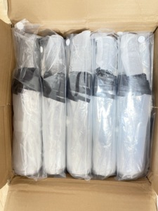 Paraguas de Boda de 21 Pulgadas con Impresión Personalizada, Diseño Moderno, POE Transparente, Paraguas de Lluvia Plegable de 3 Secciones, OEM, Control Automático, Paraguas Transparentes para la Lluvia - Product Image 2