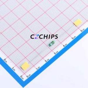 Inductor de Anillo de Color AL0307-101K / Componente de Orificio Pasante (THT), D3.2xL7.6mm 100uH 10% 740mA 3.5Ohm - Product Image 1