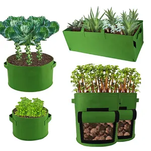 Potato Grow Bags for Plants Fabric1.5\5.5 \9\16 Gal Extremely Durable Potato Pot Garden Pots with Reinforced Handles