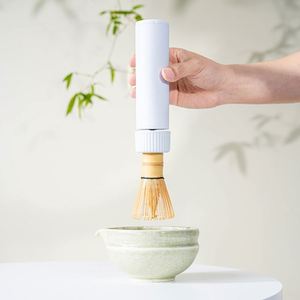 Japanese Matcha Hand Whisk Rechargeable for Bamboo Whisk Egg Beater Semiautomatic Electric Matcha Whisk Chasen - Product Image 1
