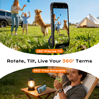 Étui de téléphone en cuir PU de luxe gaufré Denior Premium avec béquille magnétique rotative, compatible avec les séries 17/16/15/14/13/12