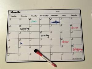 OT ALE 12*17 Inch Ridge alendar agagnetic ry ralendar Whiteboard Calendar Fo amamily - Product Image 4