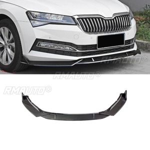 สำหรับรถยนต์ Volkswagen Skoda Superb ปี 2017-2023 สปอยเลอร์กันชนหน้า ฝาครอบกันชน แผ่นกันชนหน้า ชุดแต่งกันชนหน้า อุปกรณ์ตกแต่งรถยนต์ - Product Image 1