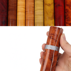 Vinilo Adhesivo con Diseño de Madera para Autos, Película Decorativa Impermeable de PVC para el Tablero y la Consola - Product Image 1