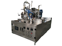 Petite machine de remplissage de cartons à toit en pente, manuelle, électrique, à haute productivité, pour l'alimentation et les produits chimiques, garantie 1 an
