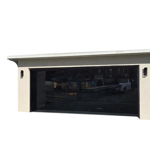 Hiện đại Full-View cửa nhà để xe và cổng Frameless thiết kế cho khu dân cư sử dụng - Product Image 3