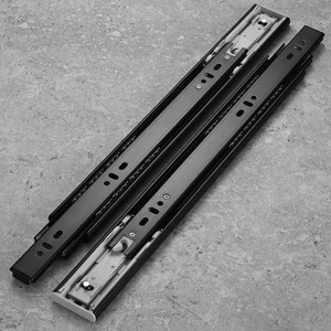 4512 Rebound Drawer <b>Slide</b> Rail 1.8mm Thick Cold Rolled Steel Damping Buffer Soft Closing Cabinet Hardware - Product Image 4