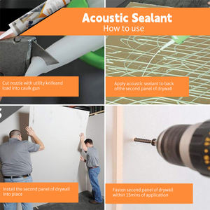 Sigillante Acustico Acrilico Impermeabile Personalizzato per Falegnameria con Super Forte Adesione e Insonorizzazione - Product Image 6