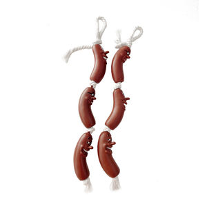 Fábrica al por mayor de vinilo ecológico juguetes para mascotas forma de <span class=keywords><strong>salchicha</strong></span> entrenamiento interactivo sonido <span class=keywords><strong>perro</strong></span> masticar juguete - Product Image 4