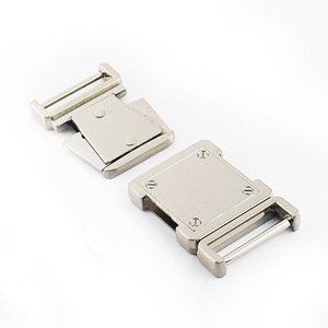 Hebillas de Liberación Lateral de Aleación de Zinc K532 Plateadas para Bolsos, Resistentes al Desgaste, Accesorios de Ferretería Duraderos - Product Image 2