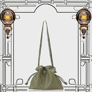 Bolsos Cruzados de Moda con Logotipo Metálico Personalizado y Patrón de Caramelo, Mini Bolsos de Cuero Genuino con Cordón para Mujer - Product Image 3