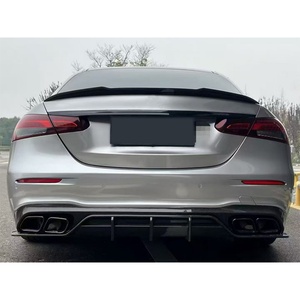 Modificación de Automóviles W213 2016-2023, Actualización E63 AMG, Tubo de Escape Trasero de Fibra de Carbono Húmeda, Apto para Mercedes Benz Serie E - Product Image 4