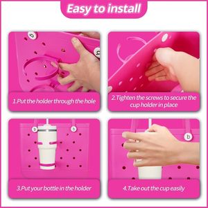 Porte-gobelet Bogg Bag pour bouteilles Stanley de 30 oz et 40 oz, support réglable pour boissons, compatible avec le porte-bouteille pliable Bogg Bag - Product Image 6