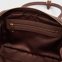 Prix d'usine 2026 Mini sacs à bandoulière pour femmes en cuir végétalien marron foncé avec fermeture éclair, sac à main et pochette pour le quotidien