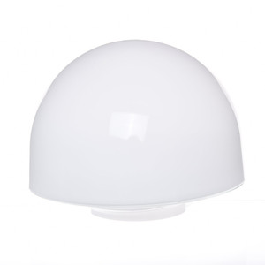 Abat-jour en verre opale blanc laiteux, abat-jour en verre soufflé à la main, givré, opaque, en forme de dôme, pour lampe suspendue, plafonnier, applique murale - Product Image 1