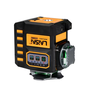 Лазерный нивелир промышленного класса LAISAI, 12 линий, для стен и пола (двусторонний, с функцией обратного отражения), зеленый/красный луч - Product Image 4