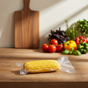 Bolsa de Vacío Coextruida de PA/PE con Sellado Térmico, Parte Superior Plana Abierta, a Prueba de Humedad, para Almacenamiento de Alimentos, Ideal para Comida de Bebé, Carne y Frutas, en Oferta - Product Image 2