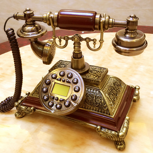 Anciennes clés de téléphone européen antique, téléphone <span class=keywords><strong>fixe</strong></span> rétro créatif <span class=keywords><strong>fixe</strong></span> - Product Image 3