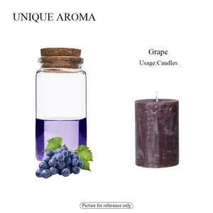 Bougie parfumée au raisin UNIQUE AROMA Concentré de parfum synthétique pour la fabrication de bougies Huiles parfumées