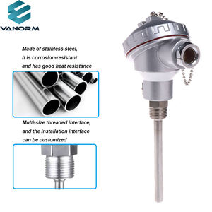 温度センサー<span class=keywords><strong>WZP</strong></span> <span class=keywords><strong>Pt100</strong></span>温度センサー<span class=keywords><strong>Rtd</strong></span>熱電対ベアワイヤー装甲熱電対ヘッド抵抗温度計 - Product Image 5