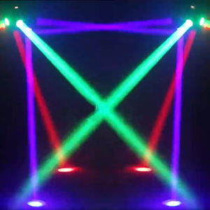 180W RGBW Bọ Cánh Cứng di chuyển đầu ánh sáng laser <span class=keywords><strong>DMX</strong></span> <span class=keywords><strong>LED</strong></span> DJ ma thuật đèn cho vũ trường và công viên chủ đề - Product Image 5