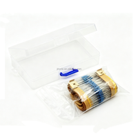 Kit d'assortiment de résistances 1/4W, 600 pièces, 30 valeurs, résistances 1%, 20 pièces par valeur, emballé en boîte, ensemble de composants électroniques