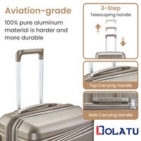 2025 gros luxe PP valise sur roues chariot à bagages valise de voyage Premium valise de taille moyenne pour les voyages