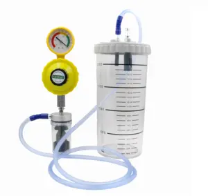 Équipement hospitalier bouteille d'aspiration médicale pot à vide 1L 2L équipement médical bouteille à vide