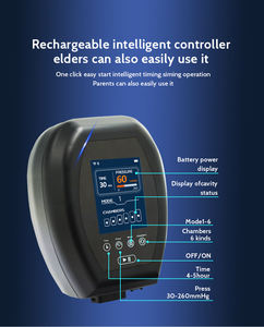 Professionelle Wiederaufladbare Beinmassage-Sportmaschine 5200mAh 8 <span class=keywords><strong>Massage</strong></span>-Modi Erholungs-Pumpstiefel mit Luftkompressions-Ärmeln Therapie - Product Image 6