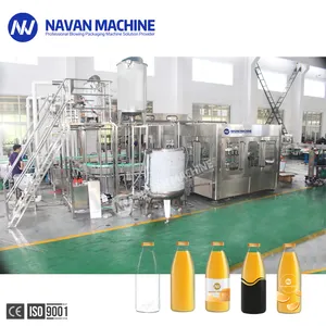 Automatic Small PET Bottle Orange Apple Juice Beverage Drinks Filling And Packing Machine