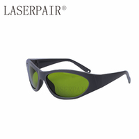 Lunettes de sécurité laser NDYAG certifiées CE EN207, à transmission de 33 %, avec diodes Alexandrite pleine monture non revêtues, pour la protection des yeux et des cheveux