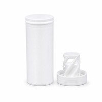 Tube à comprimés effervescents avec bouchon déshydratant pour comprimés quotidiens de vitamine C, tube de stockage de suppléments, vente en gros sous marque privée