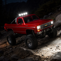 Lumière de toit brillante, 4 lampes LED pour voiture RC 1/18, pièces en plastique durable
