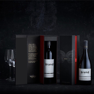 Tùy Chỉnh Cứng Nhắc Tông Giấy Champagne Đóng Hộp Hộp Rượu Vang Bao Bì Cho Rượu Whisky - Product Image 6