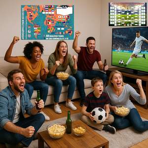 Póster del Programa <span class=keywords><strong>de</strong></span> la Copa Mundial <span class=keywords><strong>de</strong></span> <span class=keywords><strong>Fútbol</strong></span> 2026, Colección <span class=keywords><strong>de</strong></span> 48 Equipos, Póster del Torneo <span class=keywords><strong>de</strong></span> <span class=keywords><strong>Fútbol</strong></span>, Regalos para Fanáticos del <span class=keywords><strong>Fútbol</strong></span>, Decoraciones para Fiestas - Product Image 4