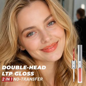 Gloss à lèvres double embout 5 teintes fini mat effet miroir, anti-transfert, longue tenue 8H, enrichi en vitamine E pour marque privée - Product Image 2