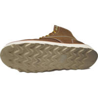 Chaussures de sécurité montantes, à embout d'acier, antidérapantes, à semelles épaisses, bottes confortables Goodyear pour hommes à bout compensé