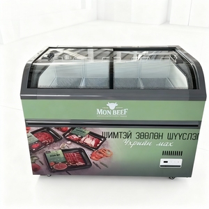 Vente flash : Congélateur à air continu pour glaces, <span class=keywords><strong>vitrine</strong></span> de présentation profonde à 2 portes - Product Image 1