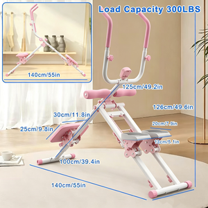 Nouvel appareil de fitness abdominal 2-en-1 CZ Advanced Home Sports, appareil d'exercice abdominal pour la maison, pour le remodelage corporel et le lifting des hanches - Product Image 2