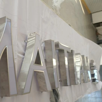 Panneau LED miniature personnalisable, image de l'entreprise, logo mural, fond, acrylique, verre gravé, enseigne, lettres éclairées, IP54