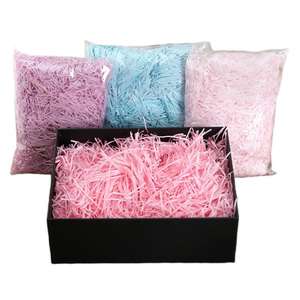 500 g/Pack Alta Qualidade Decorativa Raffia Shredded Box Enchimento Crinkle Cut <span class=keywords><strong>Paper</strong></span> Shred Filler Papel Shredded para Gift Box Filler - Product Image 6