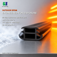 Bande en caoutchouc EPDM en forme de T pour l'étanchéité des panneaux solaires, joint d'extrusion, module photovoltaïque, étanche, résistant aux intempéries