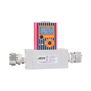 Promotion : Contrôleur de débit massique de gaz LCD en acier inoxydable, personnalisable, pour faibles débits d'air/oxygène, débitmètres d'eau et d'huile, OEM - Product Image 2