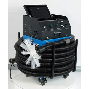 Duct cleaning cost air conditioning duct pipe cleaning machine with brushing vacuum camera