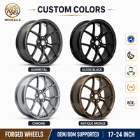 KFB Derin İçbükey Dövme Jantlar 17-24 İnç 5x108 5x112 5x114.3 Audi A4 A5 A6 için Özel Performans Jantları Hafif Alaşım Jantlar