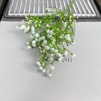 Fleurs artificielles de gypsophile à bas prix en gros, 29 cm, blanches, pour la décoration de la maison, les mariages et les jardins