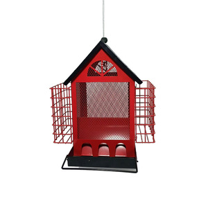 Nhà Máy Trực Tiếp Bán Buôn Bird Nguồn Cung Cấp Cho Amazon Mới Sáng Tạo Kim Loại Bird Trung Chuyển Sóc Bằng Chứng Chim Nhà Cho Sân - Product Image 2