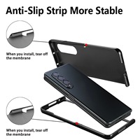 Couverture de téléphone portable en cuir PU à la mode avec étui à dragonne accessoires de téléphone portable étui inclus pour Samsung Z Fold 3 4 5 6 7